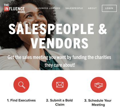 TIB sales and vendors page