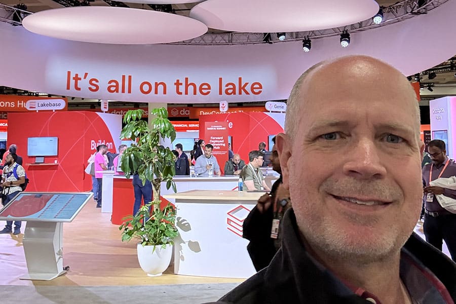 Databricks booth: It's all on the lake with Josh Bingham