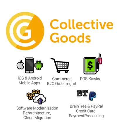 collective goods logotype technologies used