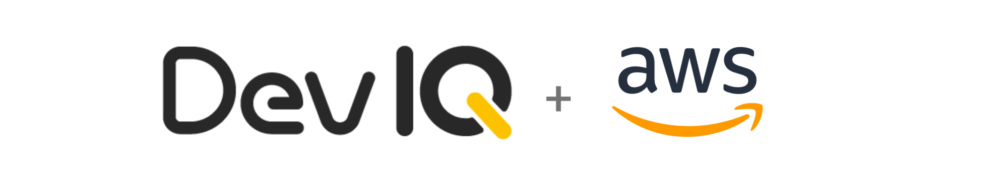 DevIQ + AWS Partner logos