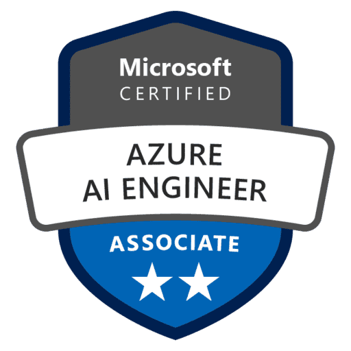 Azure AI Engineer Associate badge