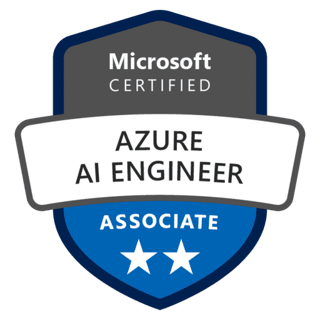 Azure AI Engineer Associate badge