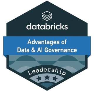 Databricks Advantages of Data and AI Governance badge